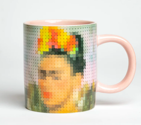 Taza - Pixel Art - Frida
