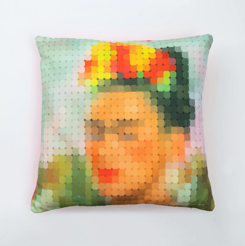 Cojín - Pixel Art - Frida