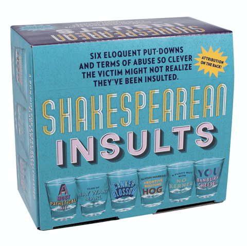 Set de vasos tequileros Shakespearean Insults