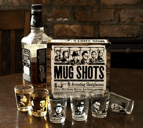 Set de vasos tequileros "Mug Shots"